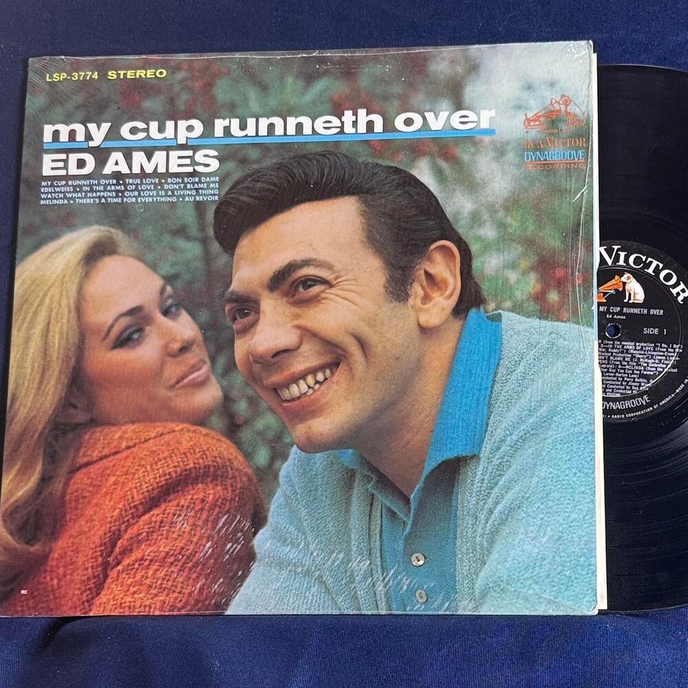 Ed Ames "My Cup Runneth Over" 45 vinyl record vinyl #country